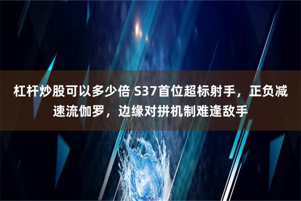 杠杆炒股可以多少倍 S37首位超标射手，正负减速流伽罗，边缘对拼机制难逢敌手