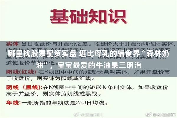 哪里找股票配资实盘 堪比母乳的辅食界“森林奶油”，宝宝最爱的牛油果三明治